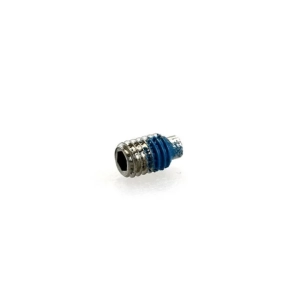 Screw, M3 x .5mm x 5mm, SS, Socket Set Dog Point, Nylock Patch