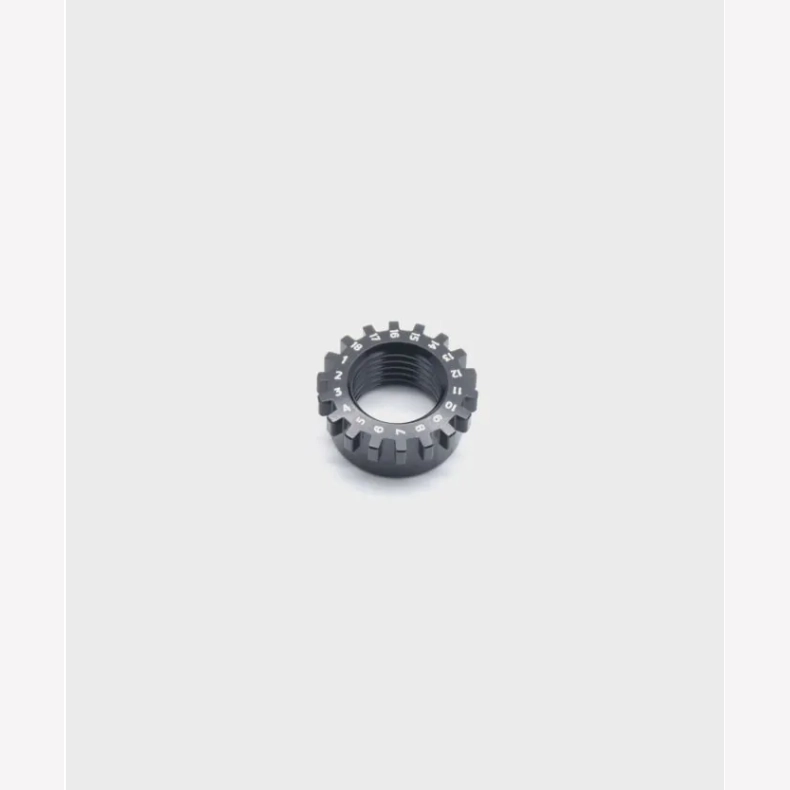 Fastener, Custom: 09 15QR Axle Nut, 8 Chamfer
