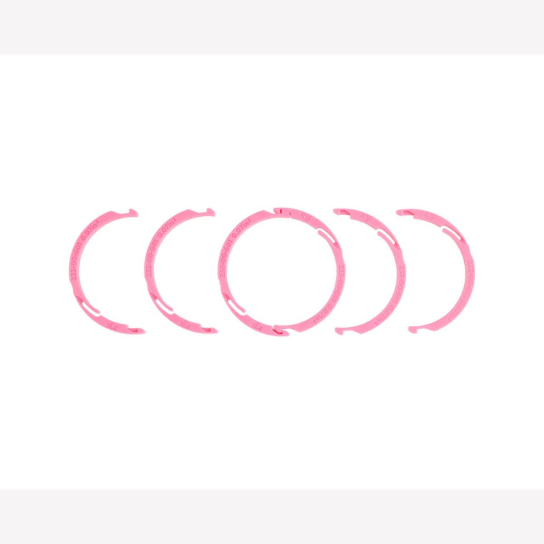 Kit: Volume Spacers 3 Pairs: 2023 Float X Nude Clip-in Plastic 0.7in ^3