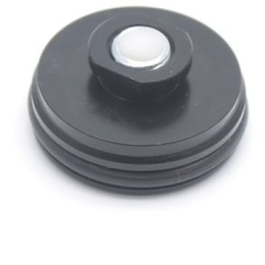 Service Set: Reservoir End Cap Assembly: 2007 Non Adjust, Wire Ring, Pellet [1.070 Bore, ] Black Ano III