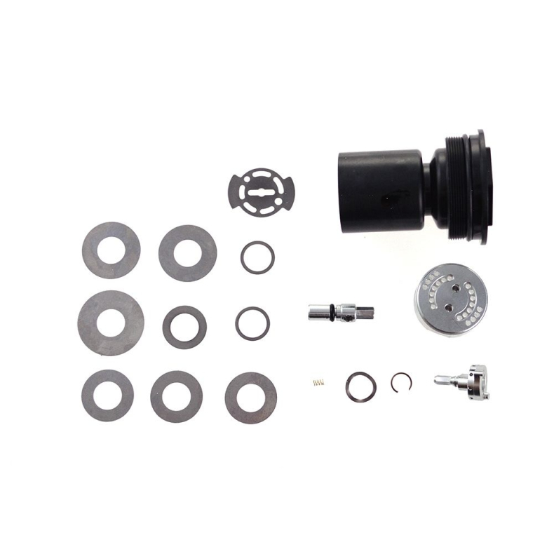 Service Set: 2021 38 FIT4 Topcap Assy, Black Ano, 3 Pos Adj