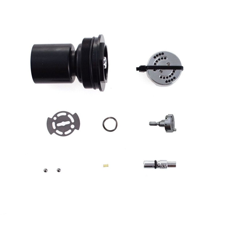 Service Set: 2021 38 FIT4 E-Bike Topcap Assy, Black Ano, 3 Pos Adj