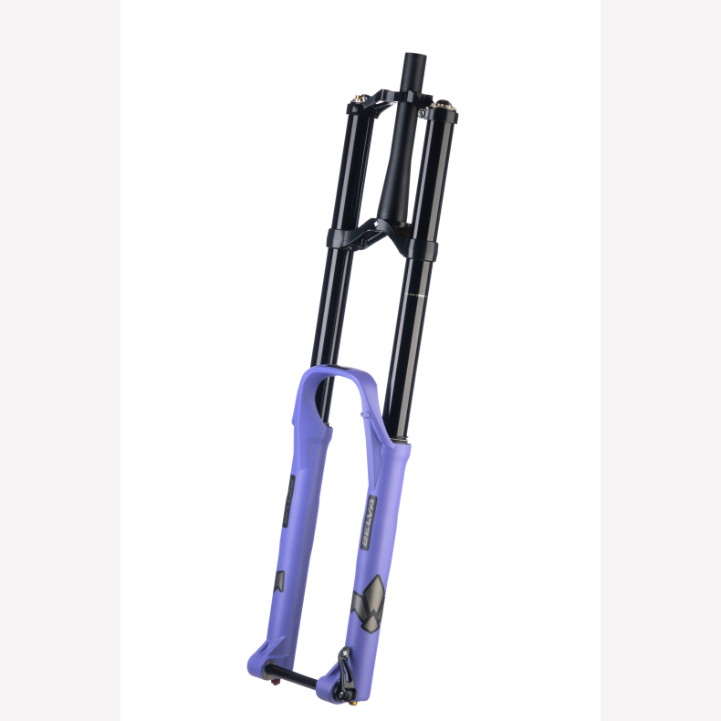 BELVA (DUAL CROWN) 27.5"+ / 29" Ultraviolet "160-180 (Internally Adj.) set at 180mm travel" Rake 43