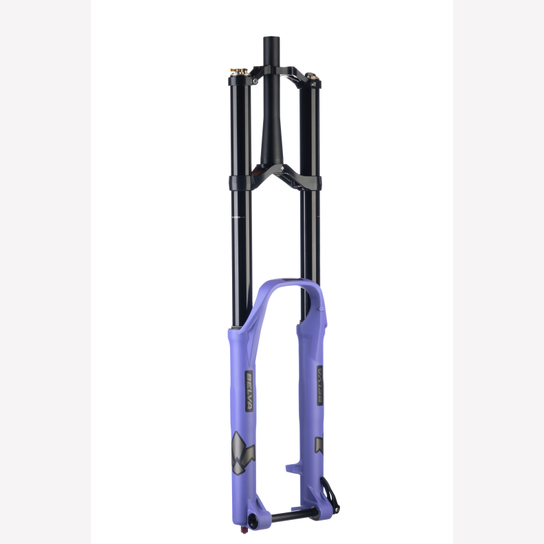 BELVA (DUAL CROWN) 27.5"+ / 29" Ultraviolet "160-180 (Internally Adj.) set at 180mm travel" Rake 43