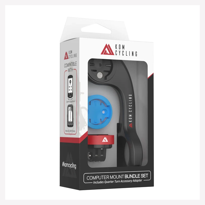 KOM CYCLING Quick Release GoPro Computer Mount - Black