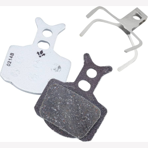 Cura X Ergal/Organic brake pads kit Alloy Backplate (BOX)