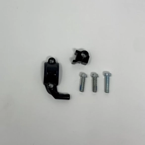 Right master cylinder glossy black clamp and screws (Sram MixMaster)