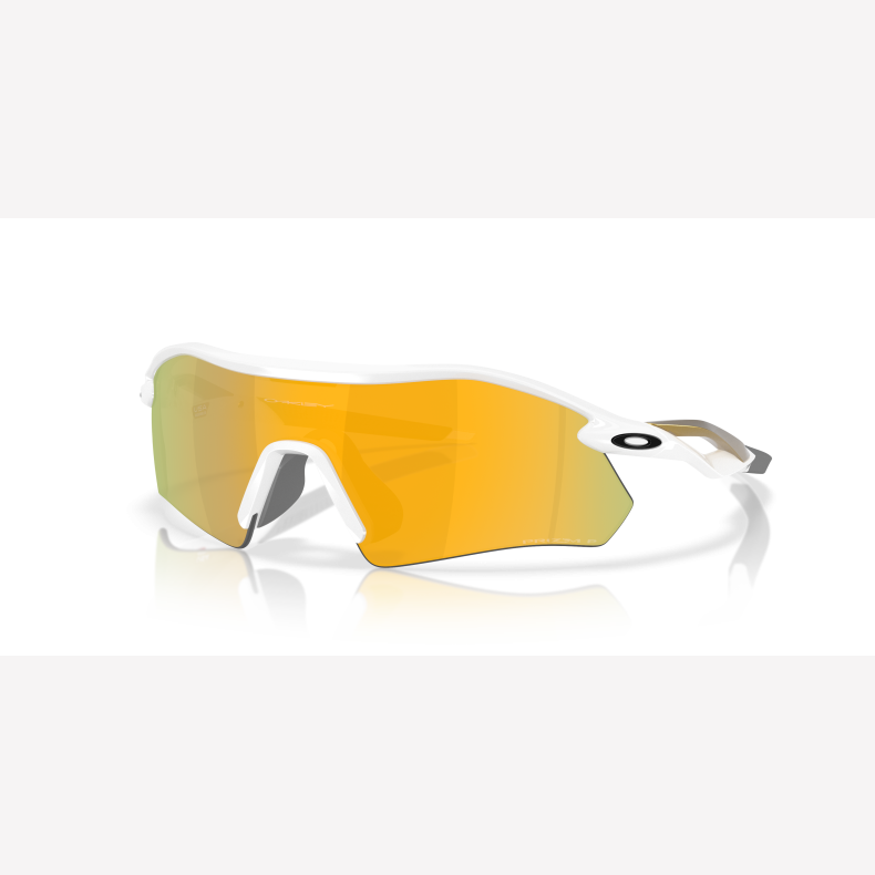 Oakley Radar Plate Polished White Prizm 24K Polarized