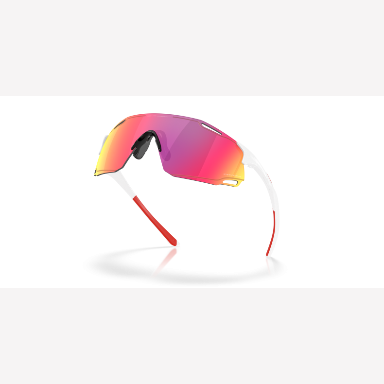 Oakley Cybr Dyno Polished White Prizm Road