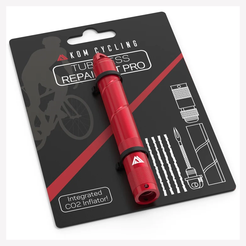 KOM Cycling Tire Repair Tool PRO (Red