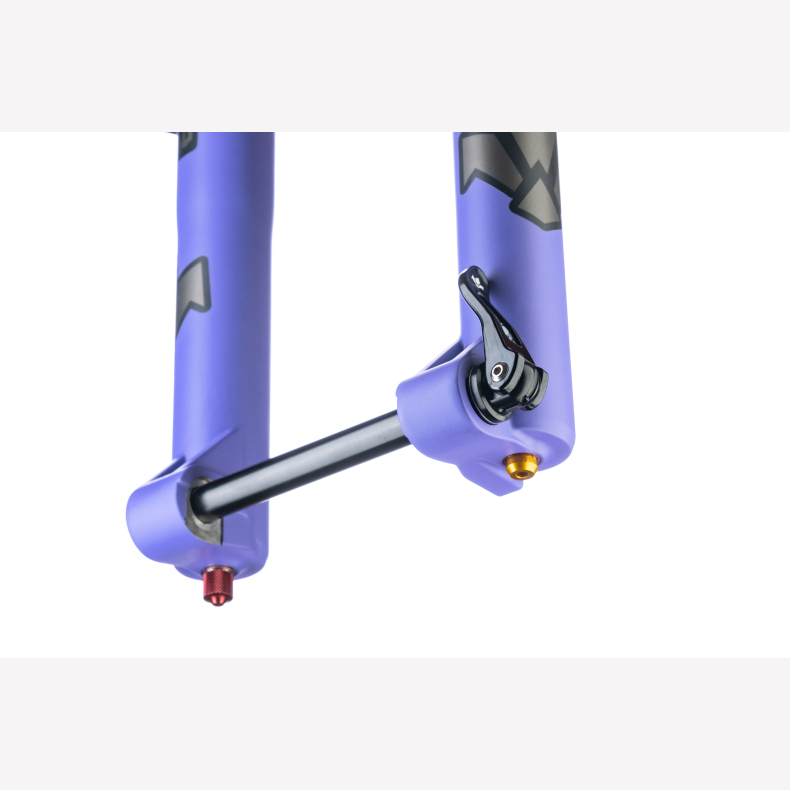 BELVA (DUAL CROWN) 27.5"+ / 29" Ultraviolet "160-180 (Internally Adj.) set at 180mm travel" Rake 43