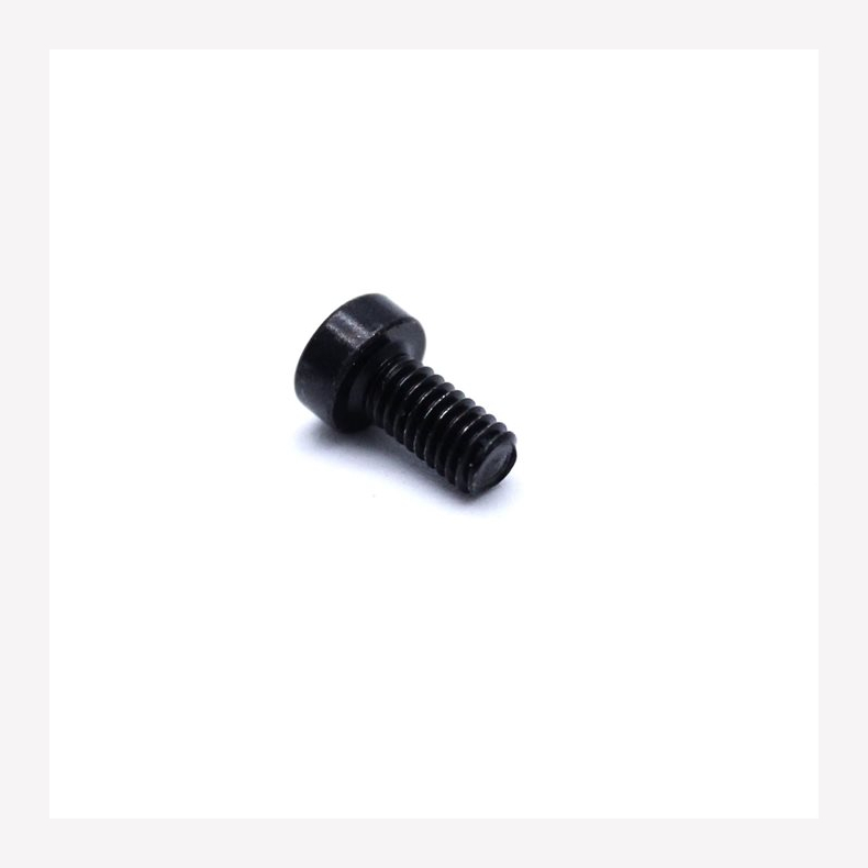 Fastener, Standard (Metric): Thin Head SHCS [M4 x .7, x  8mm] Black Zinc