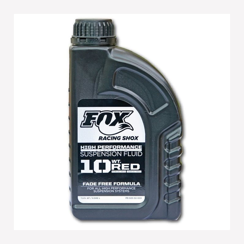 Oil: AM, FOX Suspension Fluid [32 oz.], 10 WT Red