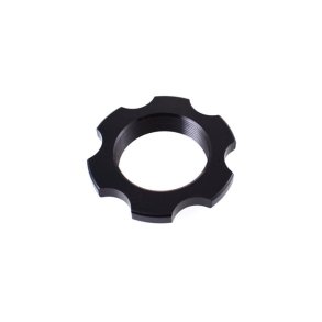 Spring Hardware: Ring, Preload Collar [1.250-24 ID X 1.990 OD X .400 TLG] AL 6061, Black Ano Type III