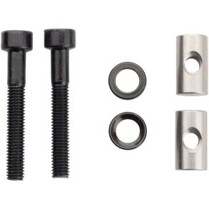 Kit: Transfer Saddle Clamp Hardware: Bolt, Pin & Washer, Pair