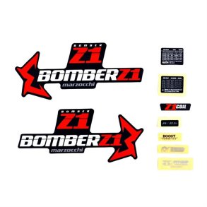 Decal Kit: Marzocchi 2019, 58,  Std/Matte Blk