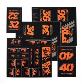 FOX Decal 2019 AM Heritage, Fork and Shock Kit, Orange
