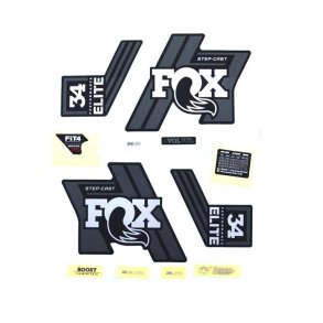 Decal Kit: 2019, 34 SC, P-SE, 29/27.5, Matte Blk Bkgrnd