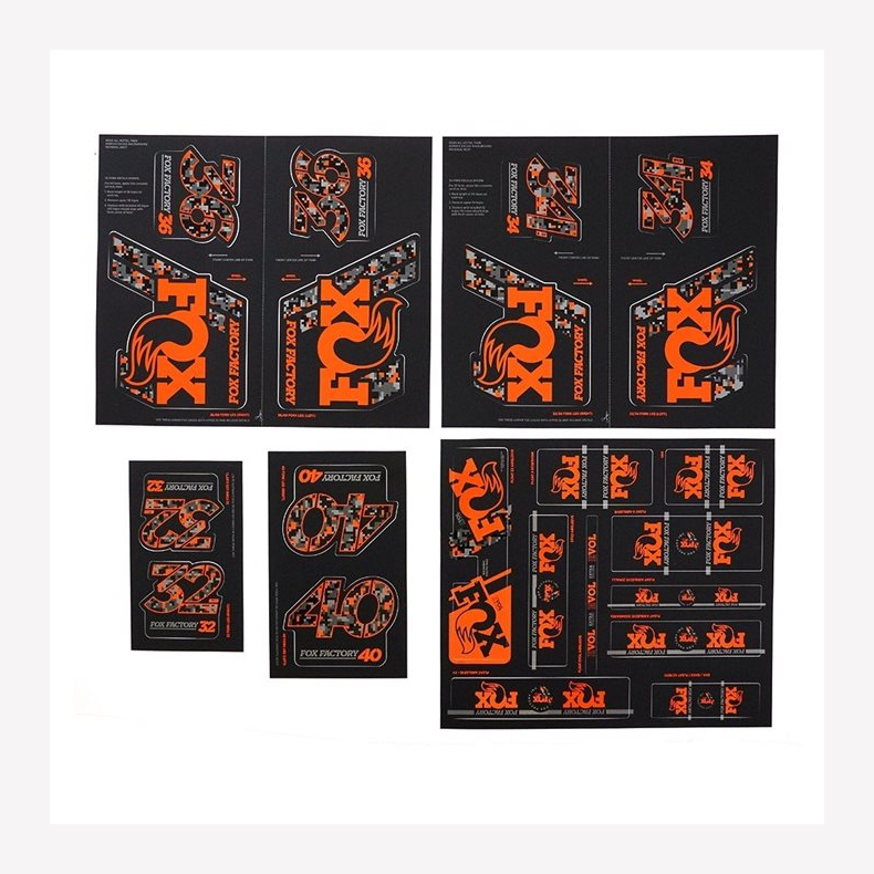 FOX Decal 2019 AM Heritage, Fork and Shock Kit, DigiCam