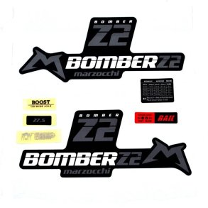 Decal Kit: Marzocchi 2020, Z2, Std/Matte Blk