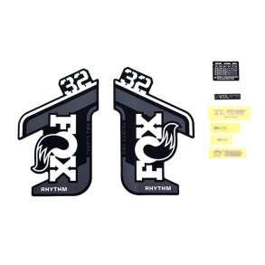 Decal Kit: 2021, 32, Rhythm, Gray Logo, Rhythm Fork