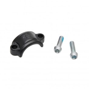 (Matte black) Master cylinder clamp and screws