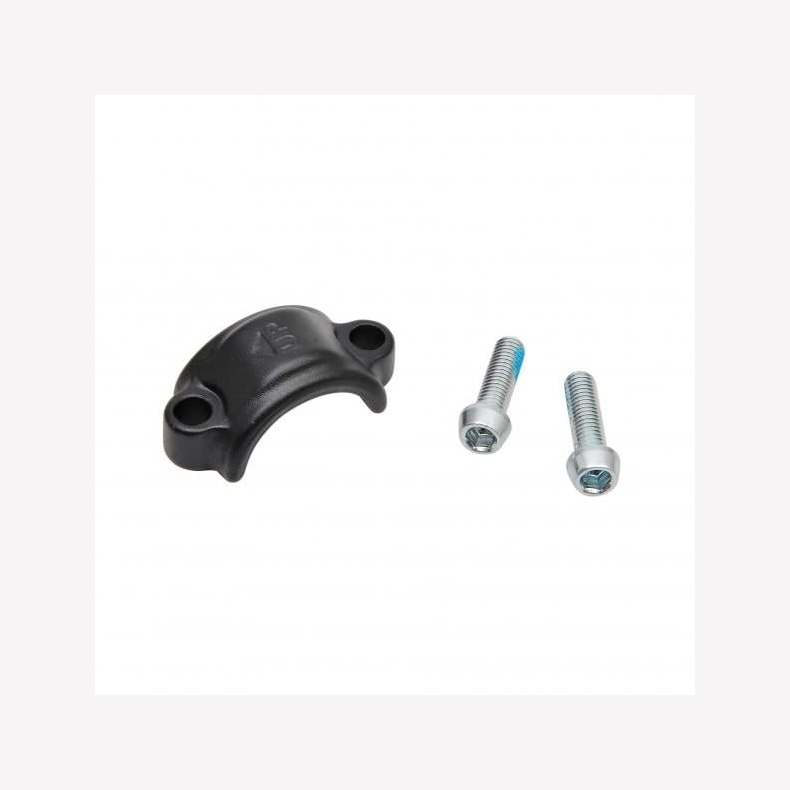 (Matte black) Master cylinder clamp and screws