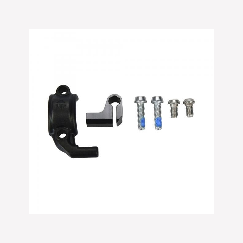 Right Master cylinder matte black clamp and screws (Shimano I-spec EV MixMaster)