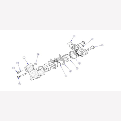 Formula Cura Flat Mount complete caliper Gold