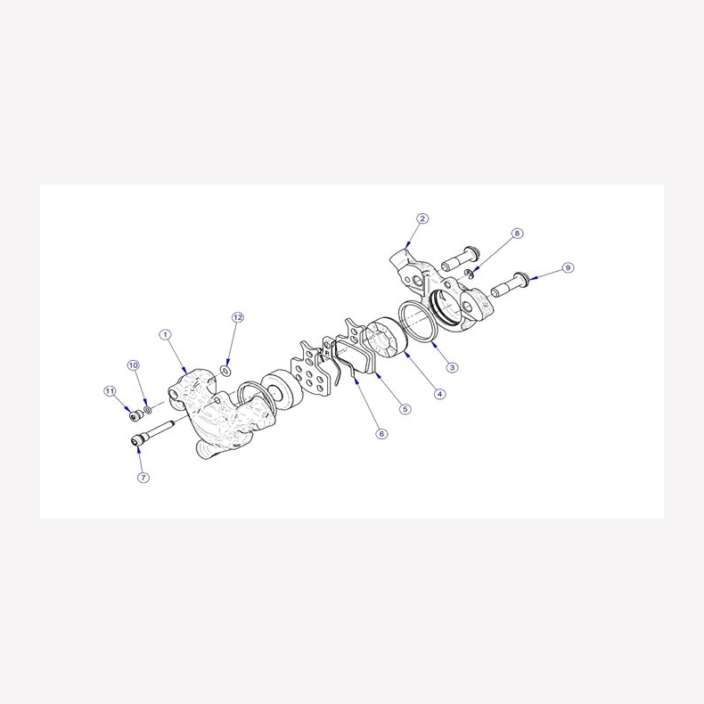 Cura Flat Mount complete caliper Polish